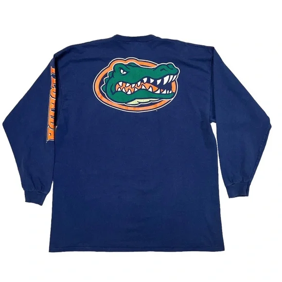 GALT SANDS University of Florida Gators Blue Crew Neck long Sleeve Shirt - Picture 3 of 8